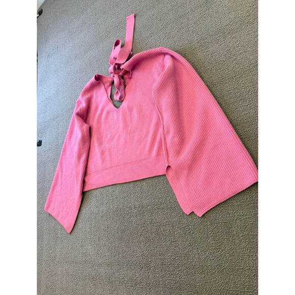 River Island Women Size 10 Pink Jumper Set Wide Leg - Picture 10 of 16